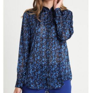Banana Republic Dillon sheer button-down shirt
